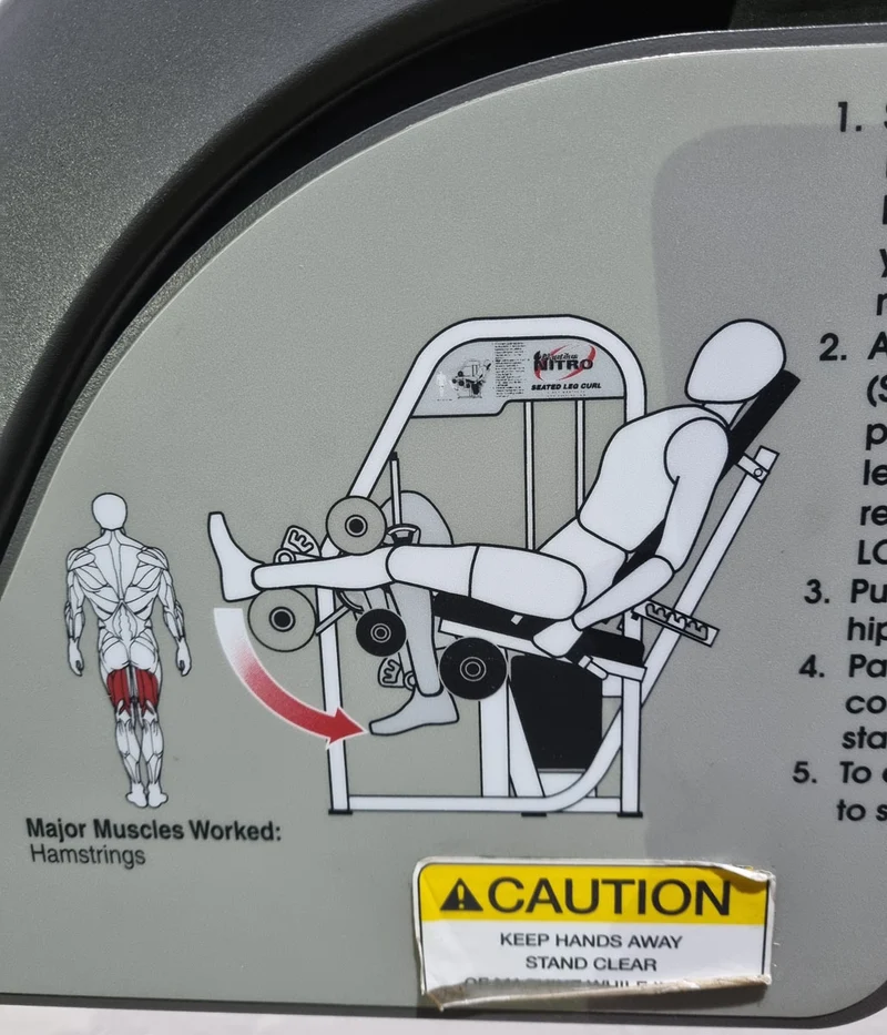 Nautilus Nitro Beinstrecker und Beinbeuger sitzend, 2 Geräte im Set, Leg Curl and Leg Extension seated, Rahmenfarbe Anthrazit, gebraucht - überholter Zustand