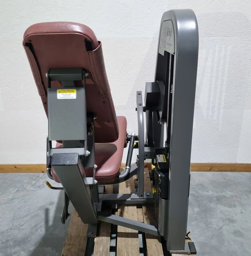 Nautilus Nitro Beinstrecker und Beinbeuger sitzend, 2 Geräte im Set, Leg Curl and Leg Extension seated, Rahmenfarbe Anthrazit, gebraucht - überholter Zustand