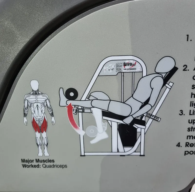 Nautilus Nitro Beinstrecker und Beinbeuger sitzend, 2 Geräte im Set, Leg Curl and Leg Extension seated, Rahmenfarbe Anthrazit, gebraucht - überholter Zustand