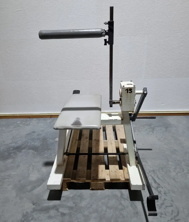 Schnell Pullover liegend, Plate loaded, Überzugsmaschine, Überzüge, Scheibenaufnahme, Oldschool Bodybuildung - gebraucht mit Gebrauchsspuren