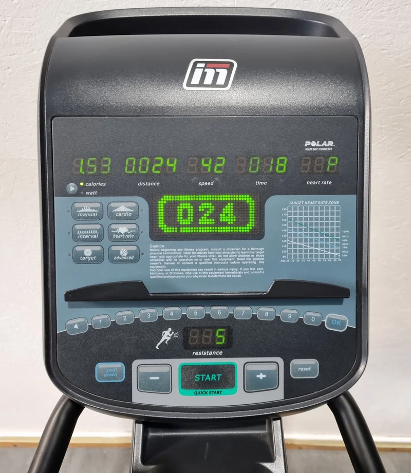 Impulse Fitness Crosstrainer RE700 mit LED Konsole, gebraucht - überholter Zustand