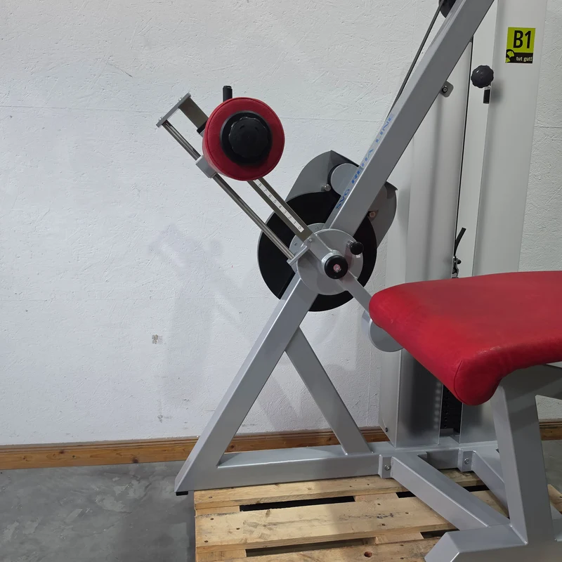 SVG Beinstrecker u. Beinbeuger liegend 2 in 1 Kombigerät, sitzend / liegend verstellbar, MPG, Farbe Silber, gebraucht - überholter Zustand