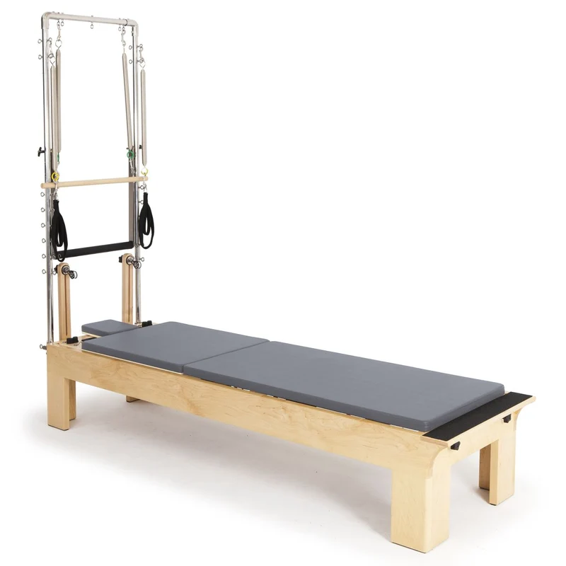 Elina Pilates Holz Physio Reformer mit Half Cadillac