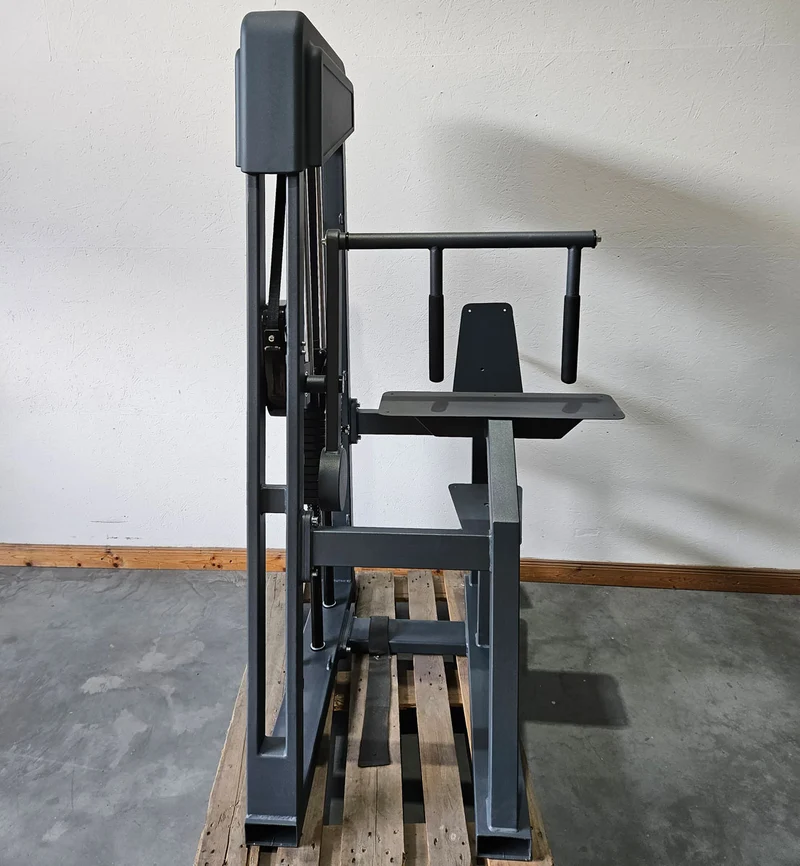 Trizepsmaschine Horizontal, Trizepsstrecker, Triceps Extension, Hersteller ähnlich Gym80 oder L+K, Rahmenfarbe Anthrazit, gebraucht - geprüfter Zustand