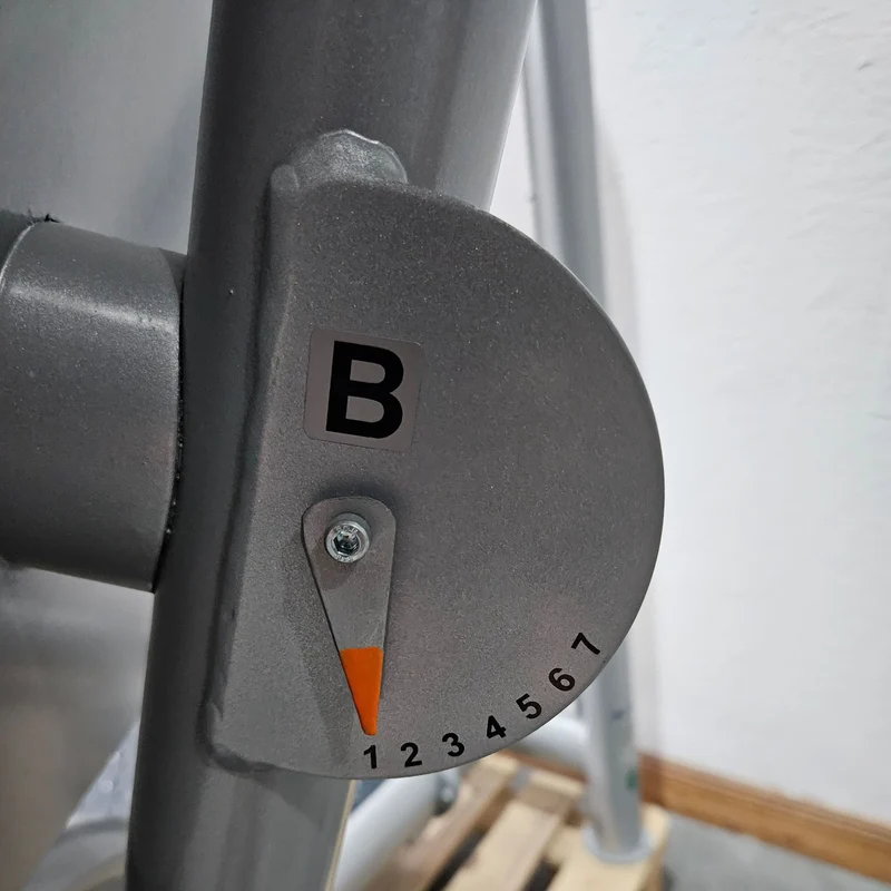 Proxowell bzw Proxomed Ab-Adduktor Kombi, Abduktoren und Adduktoren 2 in 1 Kombigerät, Compass bzw C-Well Serie, Rahmenfarbe Silber, gebraucht - überholter Zustand