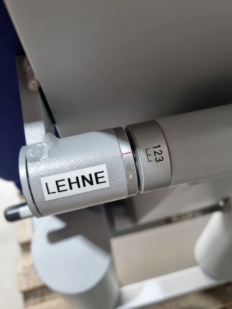 Frei Genius Eco Beinstrecker verstellbar, Kniestrecker, Leg Extension, Rahmenfarbe Silber, gebraucht - überholter Zustand
