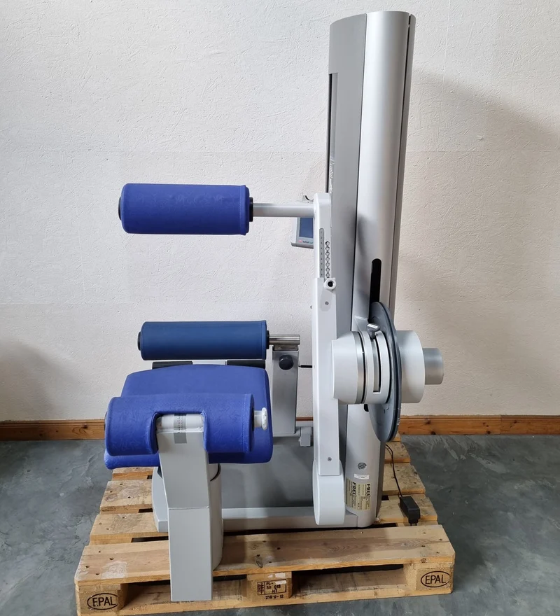 Frei Genius Eco Rückenstreckermaschine, Hyperextension, Rückenmaschine Lower Back, Rahmenfarbe Silber, gebraucht - überholter Zustand