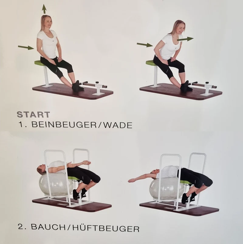 Dr. Wolff Get Flexible Zirkel, 4er Set Beweglichkeitstraining für Rücken und Gelenke, Beweglichkeitszirkel, Rückenzirkel zum dehnen, gebraucht - guter Zustand