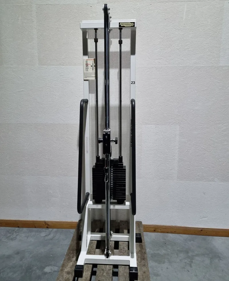 Technogym Ercoline Rehab, Kabelzug höhenverstellbar, Seilzug, Zugapparat 80kg, Rahmenfarbe Weiß, gebraucht - überholter Zustand