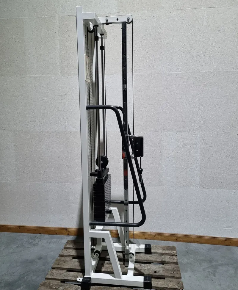 Technogym Ercoline Rehab, Kabelzug höhenverstellbar, Seilzug, Zugapparat 80kg, Rahmenfarbe Weiß, gebraucht - überholter Zustand