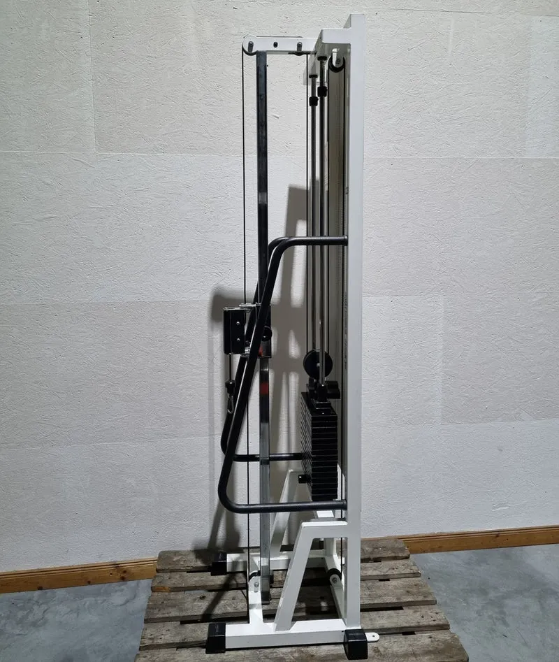 Technogym Ercoline Rehab, Kabelzug höhenverstellbar, Seilzug, Zugapparat 80kg, Rahmenfarbe Weiß, gebraucht - überholter Zustand