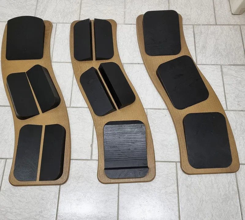 Extrafit Fuss-Zirkel, 7 Boards, Barfußpfad aus Holz, Fußzirkel, guter gebrauchter Zustand