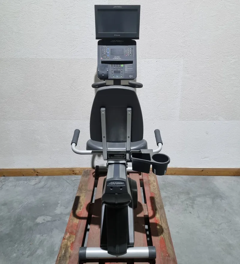 Life Fitness Recumbent, Liegeergometer, Integrity Serie, LED Konsole, gebraucht - überholter Zustand