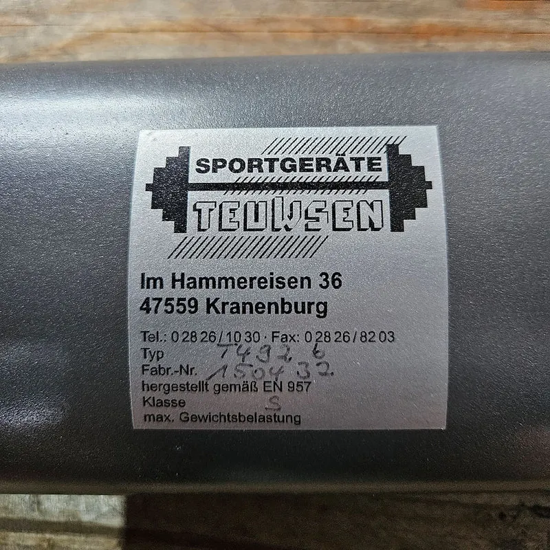 Latzug und Rudern Long Pulley 2 in 1 Kombigerät, Lat-, Ruderzug (Kombigerät) T 492b, Teuwsen Sportgeräte, Rahmen Anthrazit, gebraucht - überholter Zustand