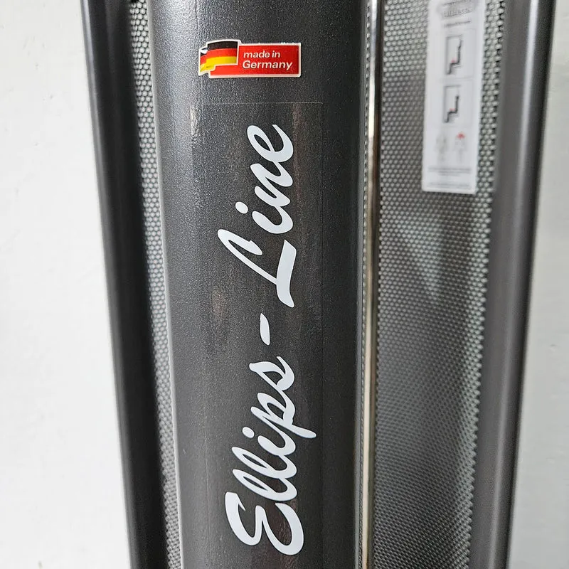 Latzug und Rudern Long Pulley 2 in 1 Kombigerät, Lat-, Ruderzug (Kombigerät) T 492b, Teuwsen Sportgeräte, Rahmen Anthrazit, gebraucht - überholter Zustand
