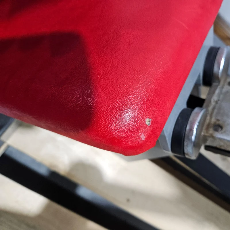 HBP Beinpresse 45° Grad, Leg Press, riesiger 300kg Gewichtsblock + extra Scheibenaufnahme, Bodybuilding Kraftgerät - Rahmenfarbe Silber, gebraucht - geprüfter Zustand