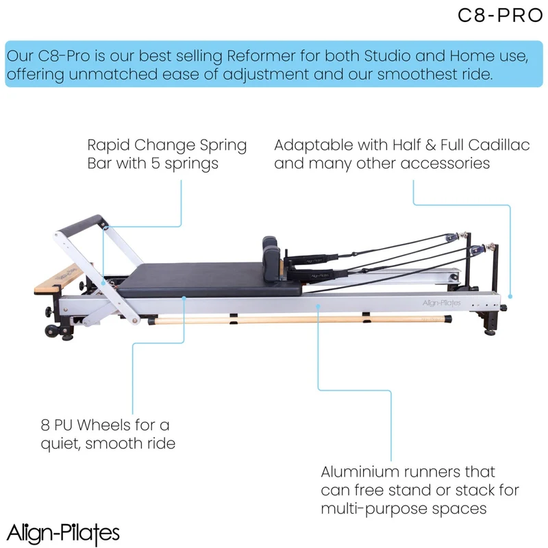 Align Pilates C8 Pro Pilates Reformer