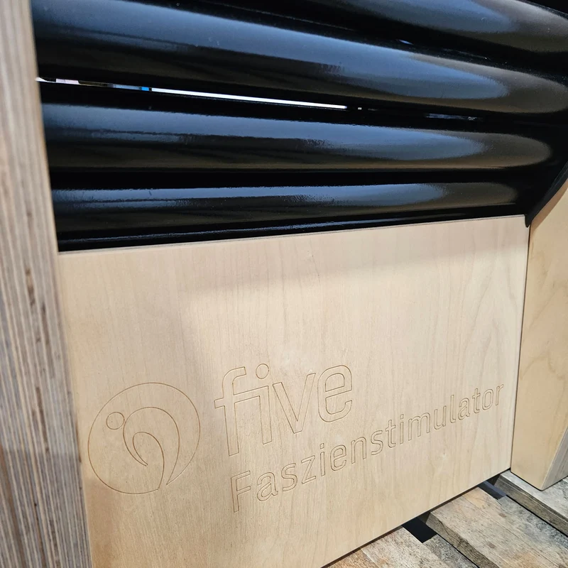 Five Pro 7er Zirkel Beweglichkeitszirkel, Dehnzirkel aus Holz von Five bzw Milon, Holzfarbe Eiche Braun, guter gebrauchter Zustand