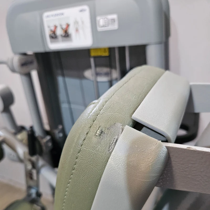 Ergo-Fit Leg Flexion 4100 S Med mit Display, Beinbeuger sitzend mit medizinischer Zulassung, MPG, Baujahr 2020, Rahmen Silber, gebraucht - überholter Zustand