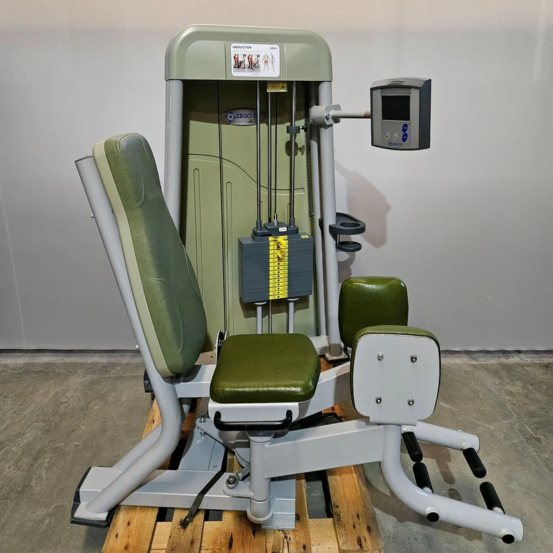 Ergo-Fit Abduktorenmaschine, Hip Abduction Abductor, 4000 S MED Serie, MPG, Reha, Rahmenfarbe Silber, gebraucht - überholter Zustand