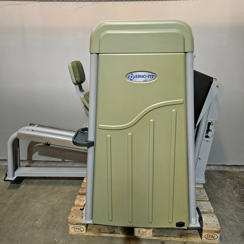 Ergo-Fit Funktionsstemme, Beinpresse verstellbar, 172,5kg Gewichtsblock, 4000 S MED Serie, MPG, Reha, Rahmenfarbe Silber, gebraucht - überholter Zustand