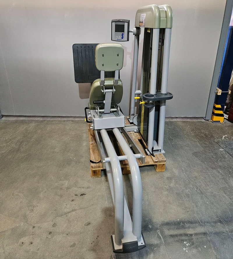 Ergo-Fit Funktionsstemme, Beinpresse verstellbar, 172,5kg Gewichtsblock, 4000 S MED Serie, MPG, Reha, Rahmenfarbe Silber, gebraucht - überholter Zustand