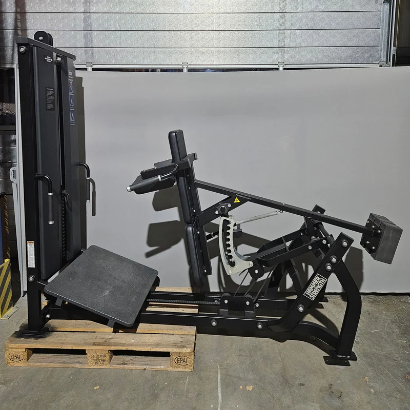 Hammer Strength MTS V-Squat, Kniebeugenmaschine Squats - Rahmenfarbe Schwarz, gebraucht - überholter Zustand