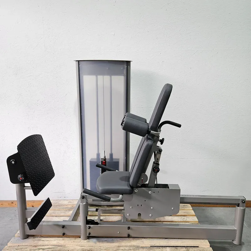 Pego Sport Funktionsstemme Kombi Sitzend-Liegend, Beinpresse verstellbar, Rahmen Silber-Grau, gebraucht - überholter Zustand
