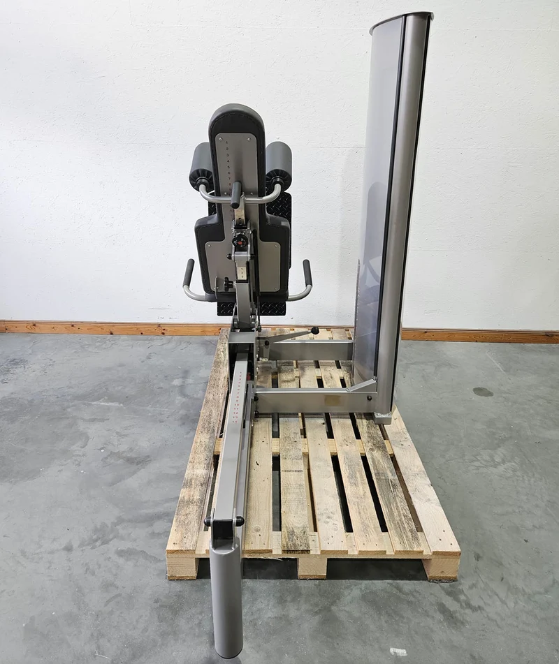 Pego Sport Funktionsstemme Kombi Sitzend-Liegend, Beinpresse verstellbar, Rahmen Silber-Grau, gebraucht - überholter Zustand