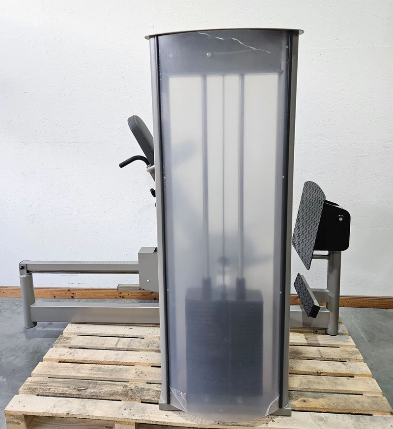 Pego Sport Funktionsstemme Kombi Sitzend-Liegend, Beinpresse verstellbar, Rahmen Silber-Grau, gebraucht - überholter Zustand