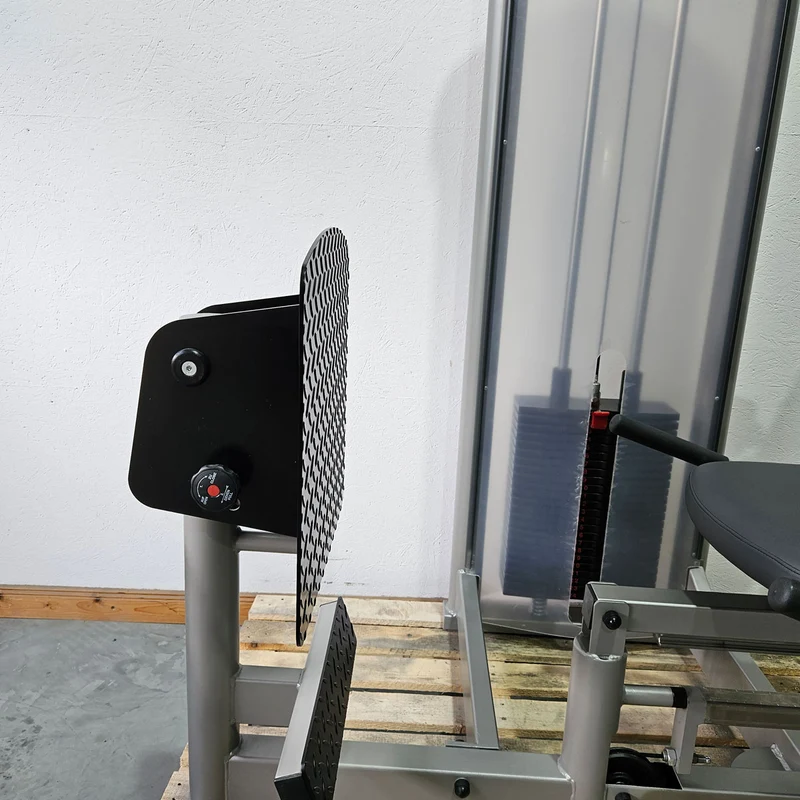Pego Sport Funktionsstemme Kombi Sitzend-Liegend, Beinpresse verstellbar, Rahmen Silber-Grau, gebraucht - überholter Zustand
