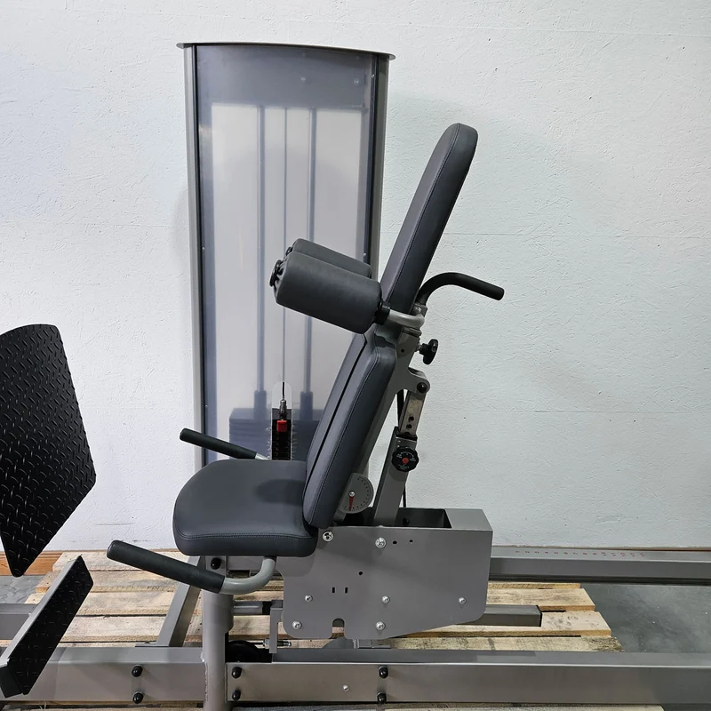 Pego Sport Funktionsstemme Kombi Sitzend-Liegend, Beinpresse verstellbar, Rahmen Silber-Grau, gebraucht - überholter Zustand