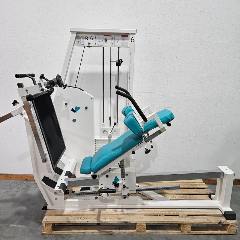 MKB Keller Funktionsstemme, Beinpresse verstellbar sitzend - liegend, Kippkreisel, 180kg Gewichtsblock, Farbe Weiß, gebraucht - überholter Zustand