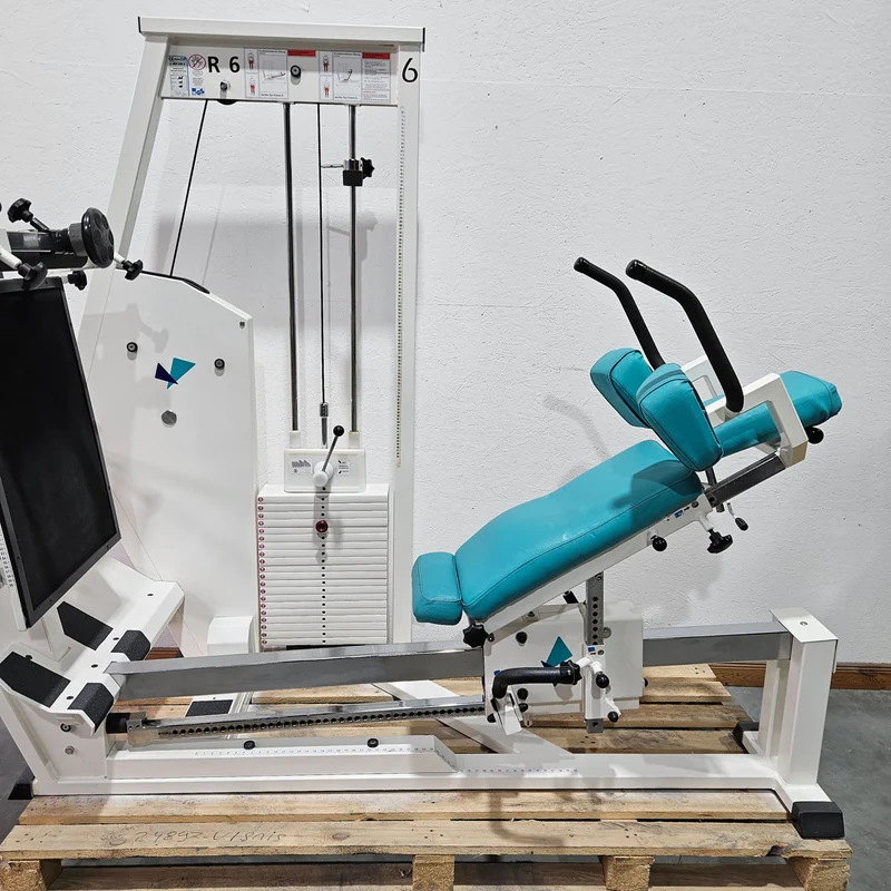 MKB Keller Funktionsstemme, Beinpresse verstellbar sitzend - liegend, Kippkreisel, 180kg Gewichtsblock, Farbe Weiß, gebraucht - überholter Zustand