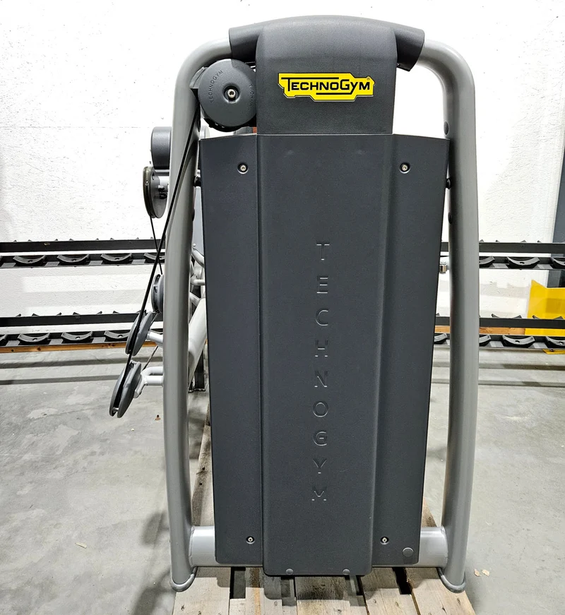 Technogym Selection Pro Seitheben, Delts Machine Kraftgerät für Schultertraining, Lateral Raise, Rahmenfarbe Silber, gebraucht - überholter Zustand