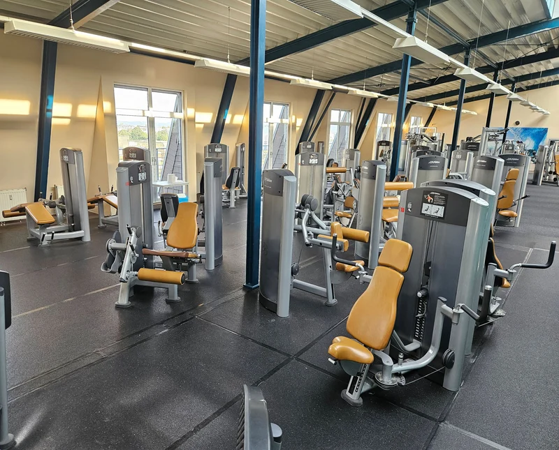 Life Fitness & Hammer Strength - 95 Fitnessgeräte - 105 Stationen, Kraftgeräte, Cardiogeräte, Plate loaded Geräte, Bänke etc - komplettes Fitnessstudio - gebraucht, überholter TOP Zustand