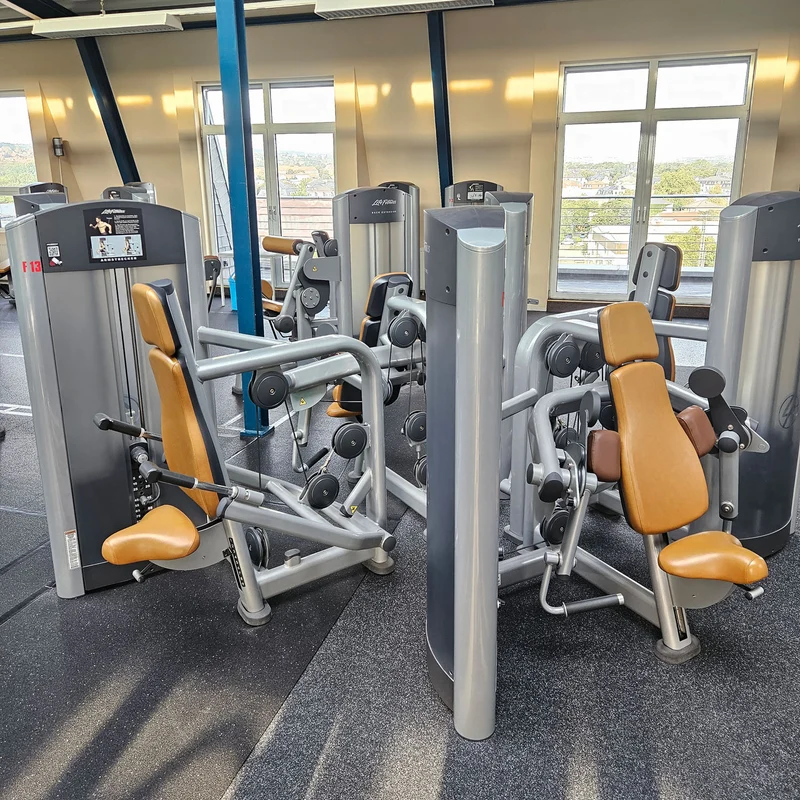 Life Fitness & Hammer Strength - 95 Fitnessgeräte - 105 Stationen, Kraftgeräte, Cardiogeräte, Plate loaded Geräte, Bänke etc - komplettes Fitnessstudio - gebraucht, überholter TOP Zustand