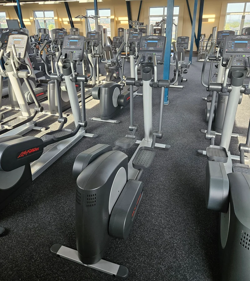 Life Fitness & Hammer Strength - 95 Fitnessgeräte - 105 Stationen, Kraftgeräte, Cardiogeräte, Plate loaded Geräte, Bänke etc - komplettes Fitnessstudio - gebraucht, überholter TOP Zustand